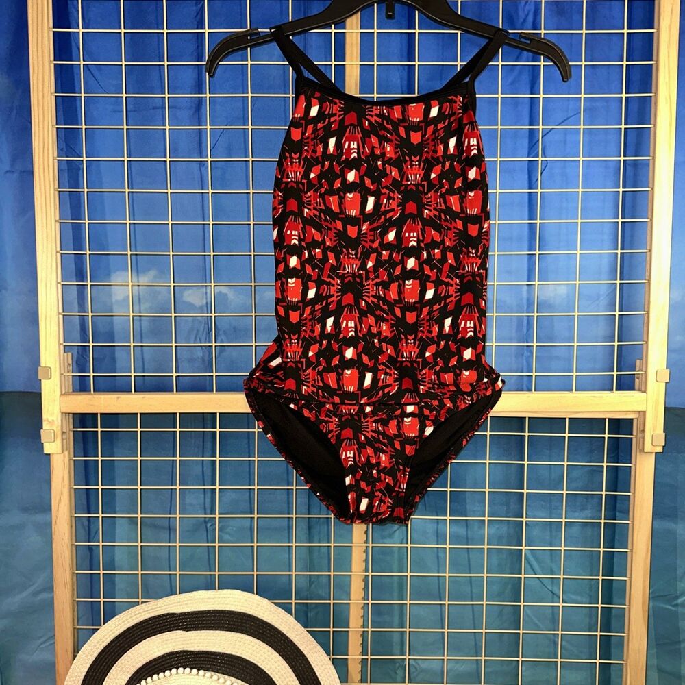 Rise Aquatics Swimwear 34 One Piece Racerback Keyhole Diving Swimsuit